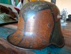 Top Duitse M17 ET64 Mimikri camo helm ww1, Verzamelen, Ophalen of Verzenden, Landmacht, Duitsland, Helm of Baret