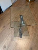 Glazen bijzettafel, Ophalen, Minder dan 50 cm, Modern, Minder dan 50 cm