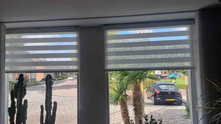 DUO ROLGORDIJNEN, Huis en Inrichting, Stoffering | Gordijnen en Lamellen, Gebruikt, 150 tot 200 cm, 100 tot 150 cm, Ophalen