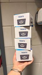 Trento Ledisons LED-spot set van 4 - Dimbaar - Zwart, Metaal of Aluminium, Nieuw, Ophalen of Verzenden, Led