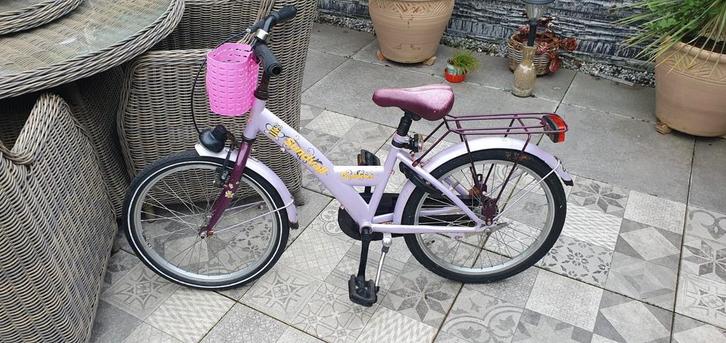 Meisjesfiets, Fietsen en Brommers, Fietsen | Meisjes, Gebruikt, 20 inch, Ophalen of Verzenden