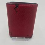 Alexander McQueen portemonnee rood leer dansend skelet, Sieraden, Tassen en Uiterlijk, Ruilrijk, Zo goed als nieuw, Info@ruilrijk.nl