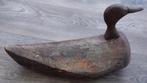 Om1850 - 1900 Volkskunst Houten Lokeend Lok Eend Jager Jacht