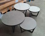 Nieuwe Salontafel Set Marmerlook, Ophalen, 50 tot 100 cm, Rond, Nieuw
