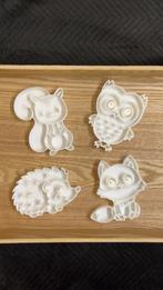 Vulvormen herfst dieren wit 4-delig, Kinderen en Baby's, Print & vorm, Nieuw, Ophalen of Verzenden, Ontdekken