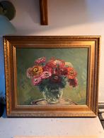 Bloemstilleven op Hout - Franse Brocante, Ophalen