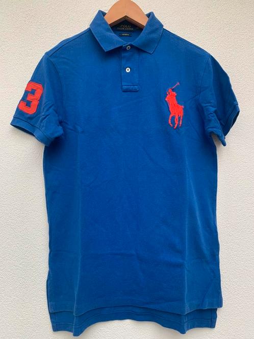 Polo Ralph Lauren Custom Fit., Kleding | Heren, Polo's, Zo goed als nieuw, Maat 48/50 (M), Blauw, Ophalen of Verzenden