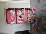 Poppenhuis inclusief veel toebehoren, Kinderen en Baby's, Speelgoed | Poppenhuizen, Ophalen, Gebruikt, Toebehoren