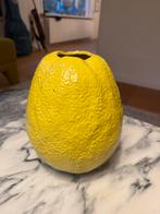 Vaas citroen Des Pots, Huis en Inrichting, Ophalen of Verzenden, Zo goed als nieuw, Aardewerk of Porselein, Minder dan 50 cm