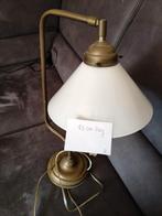 3 Koperen Lampen - Vintage Stijl, Ophalen, Gebruikt, Vintage, Glas