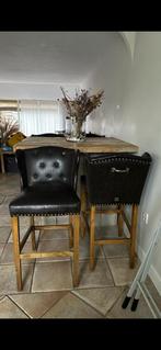 Rivièra maison barstoelen en bartafel, Huis en Inrichting, Barkrukken, Ophalen of Verzenden, Zo goed als nieuw, 60 tot 90 cm