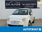 Fiat 500 1.2 Pop, Gebruikt, 4 cilinders, Leder en Stof, Wit