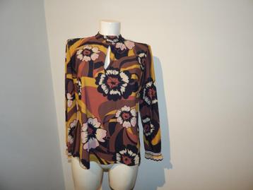 Studio Anneloes vintage look top travel stof in print kleurL beschikbaar voor biedingen