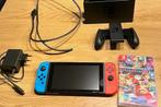 Nintendo Switch V2 - Mario Kart - Luxe Case - Vandaag €170, Spelcomputers en Games, Spelcomputers | Nintendo Switch, Ophalen of Verzenden