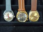Verzameling vintage horloges handopwinders mechanisch, Verzenden, Gebruikt, Geel, Vitamine horloges Ritz, Bourbon, Diantus