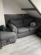 Ikea Bank 2.5 zits Grijs180 breed inclusief Poef, Huis en Inrichting, Banken | Bankstellen, Ophalen, Gebruikt, 150 tot 200 cm