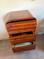 Kastje, mango hout, 3 lades, Huis en Inrichting, Kasten | Ladekasten, Ophalen, Gebruikt, 50 tot 100 cm, 3 of 4 laden