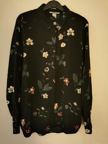 H&M blouse met bloemenprint mt. 38  beschikbaar voor biedingen