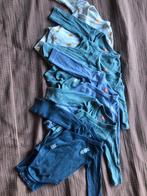 7 Hema bamboo overslag rompers maat 50/56, Ophalen of Verzenden, Zo goed als nieuw, Maat 50