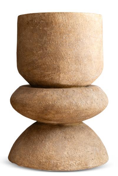 Unieke Bloempot van aardewerk, Tuin en Terras, Bloembakken en Plantenbakken, Nieuw, Steen, Binnen, 30 tot 60 cm, Minder dan 60 cm