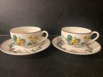 Villeroy & Boch Botanica theekop en schotels (2), Huis en Inrichting, Keuken | Servies, Ophalen of Verzenden, Zo goed als nieuw