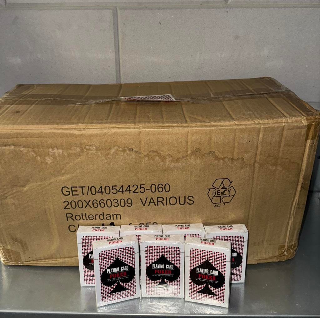 Partij speelkaarten 250st., Verzamelen, Speelkaarten, Jokers en Kwartetten, Ophalen of Verzenden, Nieuw, Speelkaart(en)