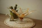 Vintage italiaans amber glas sterkom, Ophalen of Verzenden