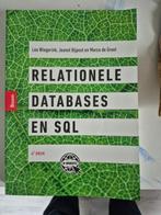 "Relationele Databases en SQL" Wiegerink, Bijpost & de Groot, Boeken, Wiegerink, Zo goed als nieuw, Beta, HBO