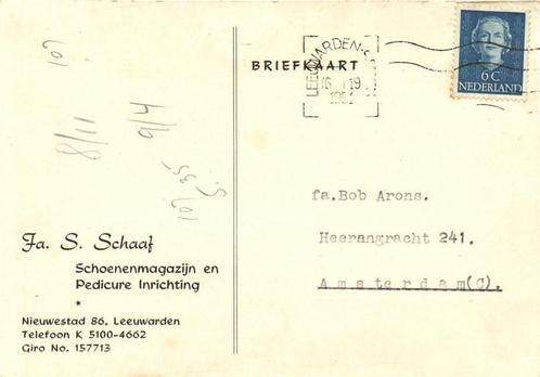 Fa. S. Schaaf, Leeuwarden - 03.1951 - briefkaart, Postzegels en Munten, Brieven en Enveloppen | Nederland, Briefkaart, Ophalen of Verzenden