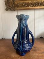 Art Deco  Bloemenvaas druipglazuur-jaren dertig, Antiek en Kunst, Ophalen of Verzenden