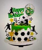 Nieuwe 31 delige Voetbal taart topper set. Taart decoratie, Ophalen of Verzenden, Nieuw, Taarten of Cupcakes, Versiering
