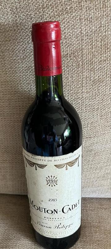 Bordeaux Mouton Cadet, Baron Philippe de Rotschild, 1983. beschikbaar voor biedingen