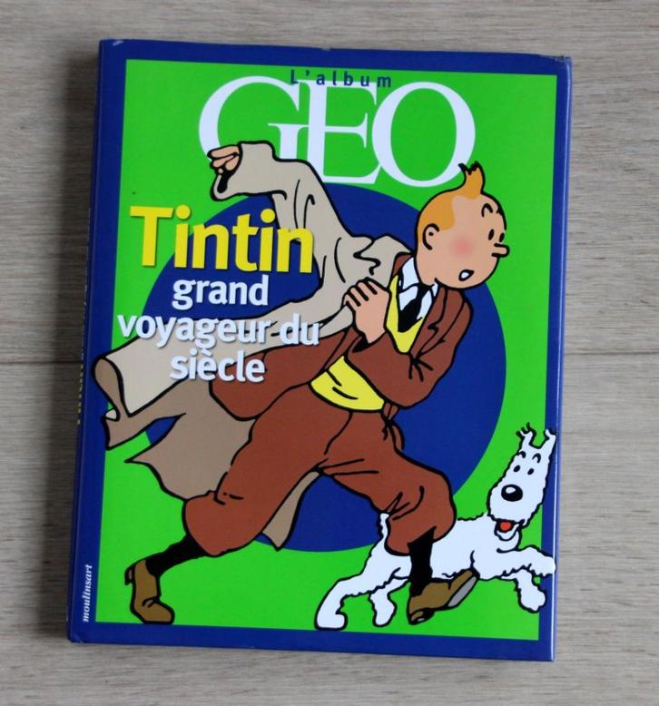 Luxe Boek GEO Kuifje grote reporter 20ste eeuw Hergé Tintin, Verzamelen, Stripfiguren, Zo goed als nieuw, Boek of Spel, Kuifje