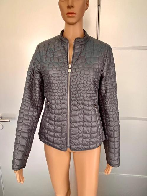 i594 Rino&Pelle maat 38=M jas jack tussenjas grijs, Kleding | Dames, Jassen | Winter, Zo goed als nieuw, Maat 38/40 (M), Grijs