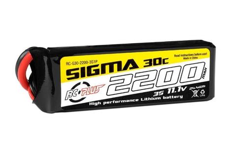 RC Plus Li-Po Batterypack Sigma 30C 2200 mAh 3S1P 11.1V XT-6, Hobby en Vrije tijd, Modelbouw | Radiografisch | Overige, Nieuw