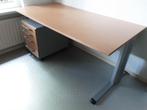 Bureau met ladeblok, Huis en Inrichting, Bureaus, Ophalen, Zo goed als nieuw