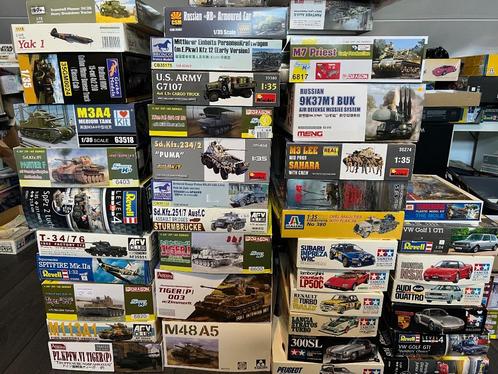 Diverse mooie kits te koop, 1/35 en 1/35, Hobby en Vrije tijd, Modelbouw | Auto's en Voertuigen, Zo goed als nieuw, Overige typen