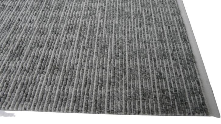 Tapijttegels Graphic (Partij 97) licht grijs 50m2, Huis en Inrichting, Stoffering | Vloerbedekking, Nieuw, Tapijttegels, Grijs