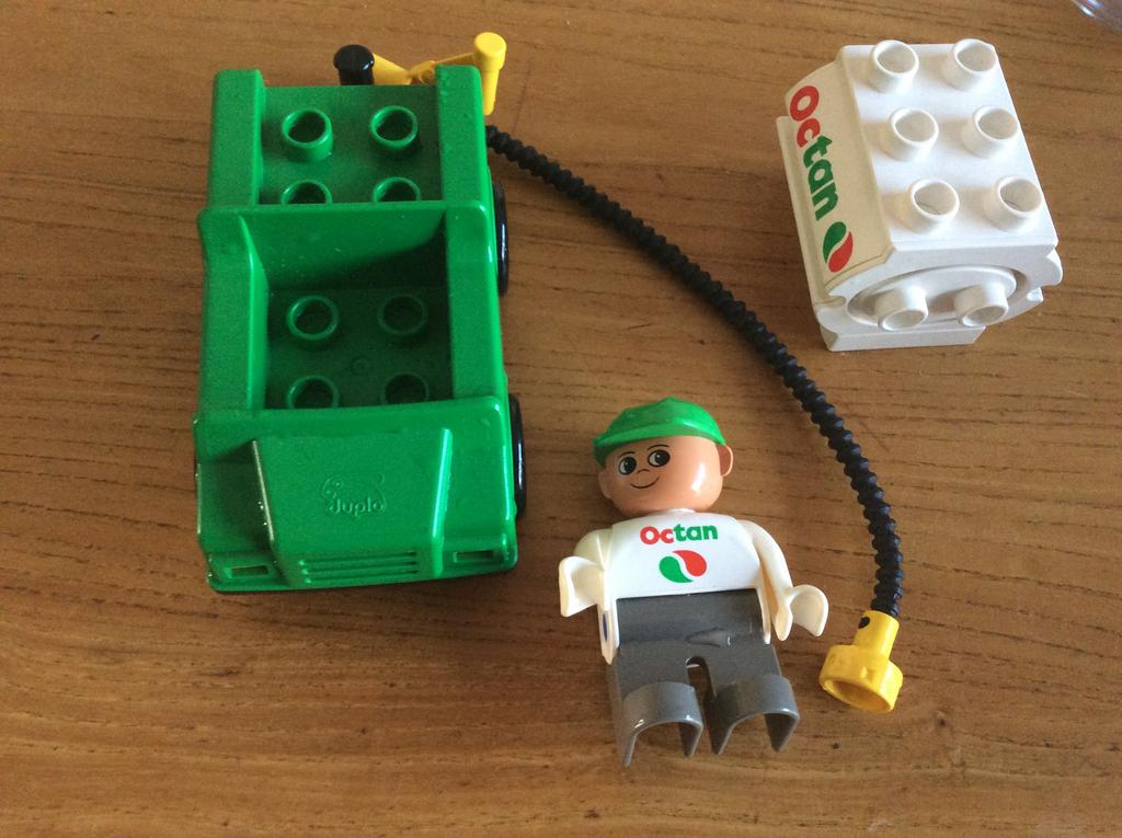 Lego Duplo tankwagen octan, compleet. Set 3091., Ophalen of Verzenden, Zo goed als nieuw, Complete set, Duplo