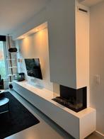 Tv meubel met gashaard, Ophalen, Zo goed als nieuw, Inbouwhaard, Gashaard