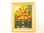 Schilderij vaas met bloemen 34554