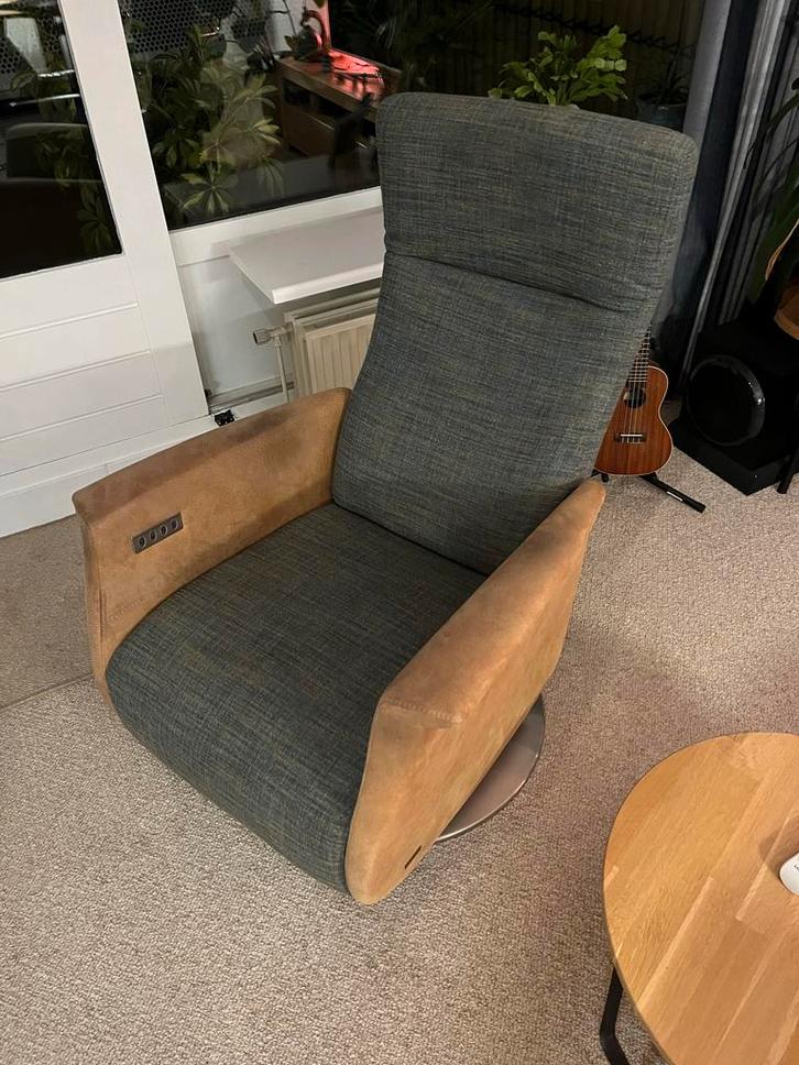 Prominent Sta Op Stoel - Comfortabel en praktisch!, Huis en Inrichting, Fauteuils, Gebruikt, Stof, 75 tot 100 cm, Ophalen