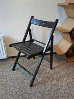 houten klapstoelen, Huis en Inrichting, Stoelen, Ophalen, Gebruikt, Zwart, Eén
