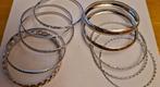 10 Goudkleurige of 10 zilverkleurige sets armbanden, Ophalen of Verzenden, Nieuw, Overige kleuren, Overige materialen