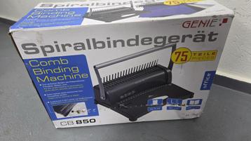 202502: Genie CB850 inbindmachine beschikbaar voor biedingen