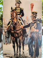 Militairen te paard en te voet., Ophalen of Verzenden, Landmacht, Nederland