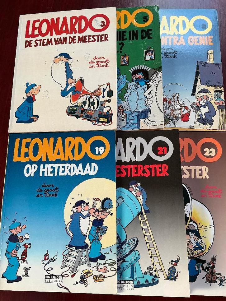 Leonardo, Boeken, Stripboeken, Gelezen, Meerdere stripboeken, Ophalen of Verzenden