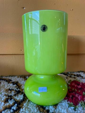 Vintage groene ikea tafel lamp, mushroom beschikbaar voor biedingen