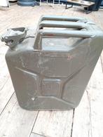 Legergroene metalen jerrycan, Ophalen of Verzenden