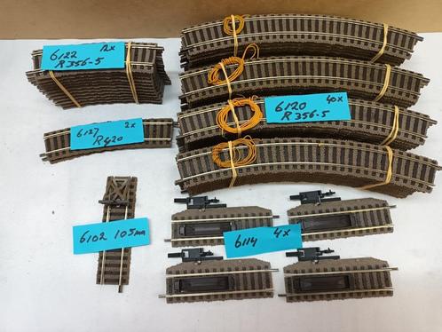 PROFI KROMME RAILS IN GOEDE KWALITEIT EN DIV KLEINE RAILS, Hobby en Vrije tijd, Modeltreinen | H0, Zo goed als nieuw, Rails, Gelijkstroom